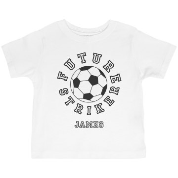 Future Striker Toddler Basic Gildan Ultra Cotton Crew Neck Tee