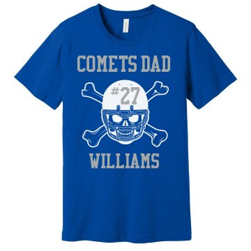 Comets Dad Unisex Gildan Heavy Cotton Crew Neck Tee