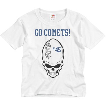 Go Comets Youth Basic Gildan Ultra Cotton Crew Neck Tee