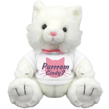 Cindy's Prom Invite Plush Kitty Cat