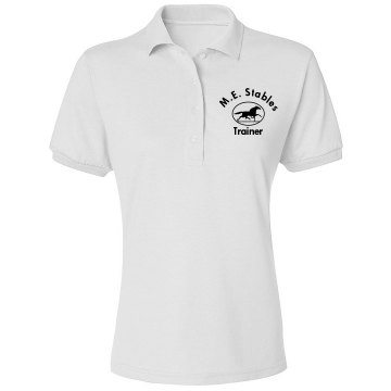 Horse Trainer Polo Misses Relaxed Fit IZOD Silkwash Stretch Polo
