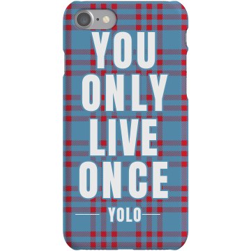 YOLO Case Rubber iPhone 4 & 4S Case White