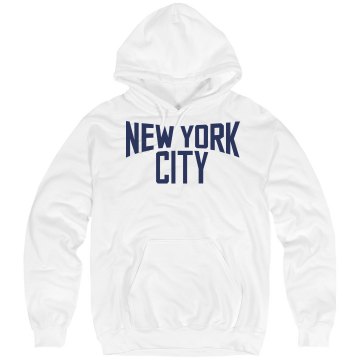 New Yok City Hoodie Unisex Hanes Ultimate Cotton Heavyweight Hoodie