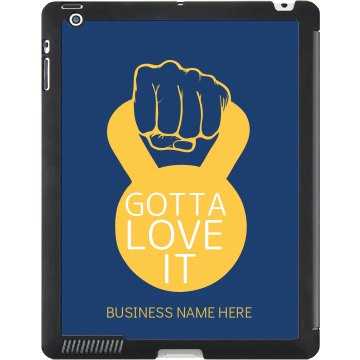 Gotta Love Kettlebell Black iPad Smart Cover