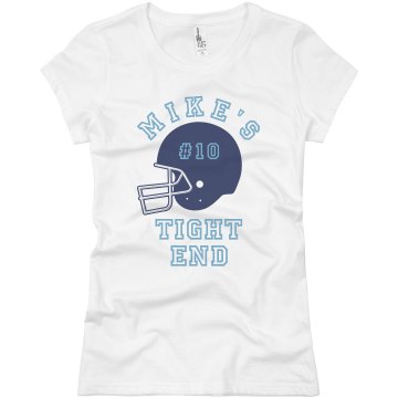 Mike's Tight End Junior Fit Basic Bella Favorite Tee