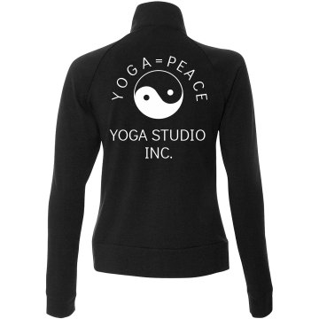 Yoga=Peace Junior Fit Bella Cadet Zip Track Jacket