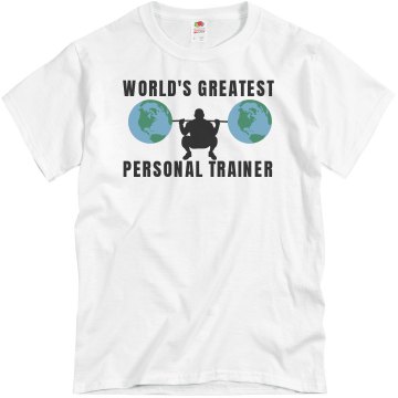 World's Greatest Trainer Unisex Basic Gildan Heavy Cotton Crew Neck Tee