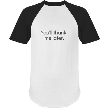 Thanks Trainer w/ Back Unisex Anvil Ringer Tee