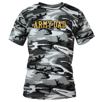 Army Dad Camo Tee Unisex Code V Camouflage Tee