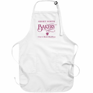 Short North Bakery Basic White Apron