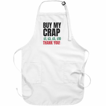 Annual Yard Sale Basic White Apron