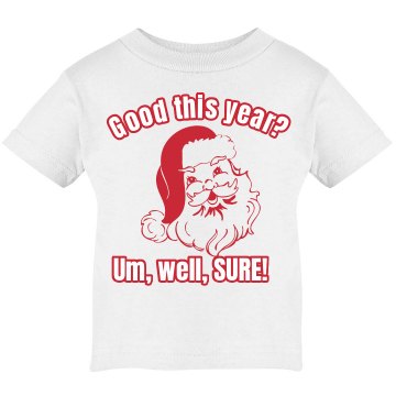 A Trip to See Santa Infant Rabbit Skins Cotton Tee