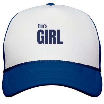 Tim's Girl Trucker Hat KC Caps Poly-Foam Snapback Trucker Hat