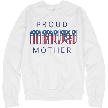 Stars And Stripes Navy Junior Fit Bella 1x1 Rib Ringer Tee