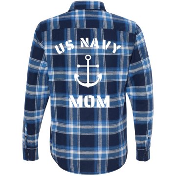 US Navy Mom Seabee Junior Fit Bella Crewneck Jersey Tee