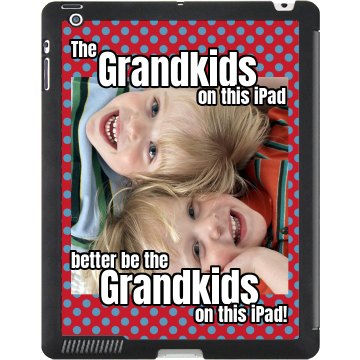 Grandpa's iPad Black iPad Smart Cover