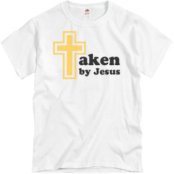 Taken By Jesus T Unisex Basic Gildan Heavy Cotton Crew Neck Tee