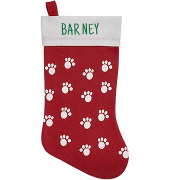 Barney's Pet Stocking Personalized Pet Stocking