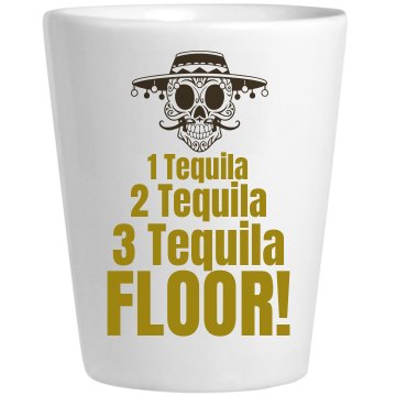 Cino de Tequila Shot Ceramic Shotglass