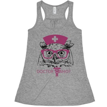 Medical Owl Misses Bella Flowy Lightweight Tank