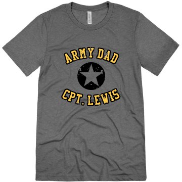Army Dad Tee Unisex Canvas Triblend Tee