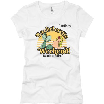 Beach Bachelorette Junior Fit Basic Bella Favorite Tee