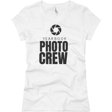 Yearbook Photo Crew Junior Fit Basic Bella Favorite Tee