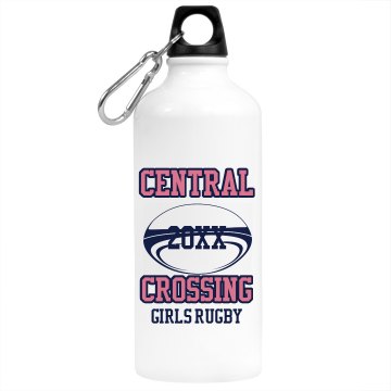 Girls Rugby Water Bottle Aluminum Water Bottle