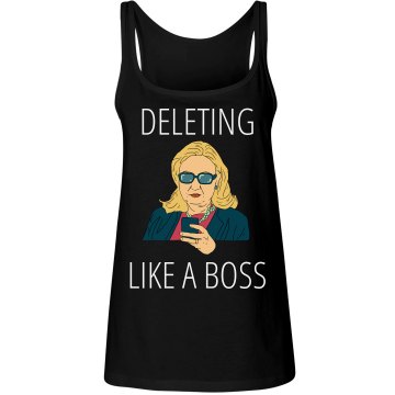 Boss Lady Junior Fit Bella 1x1 Rib Ringer Tee