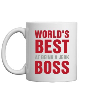 Word's Gayest Boss Unisex Canvas V-Neck Jersey Tee