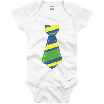 Tie Onesie Infant Gerber Onesies