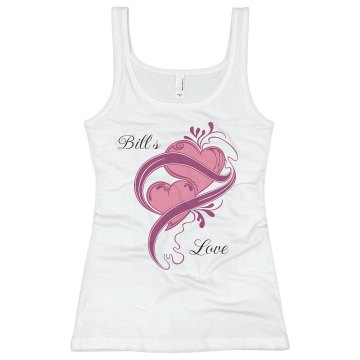 Bill's Love Bella White Basic Junior Fit Camisole