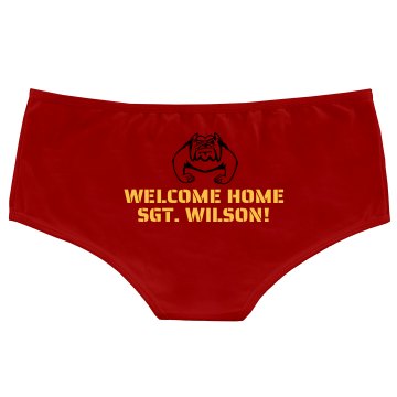Welcome Home Sgt! Bella Hotshort