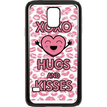 Hugs And Kisses Case Rubber Samsung Galaxy S III Case Black
