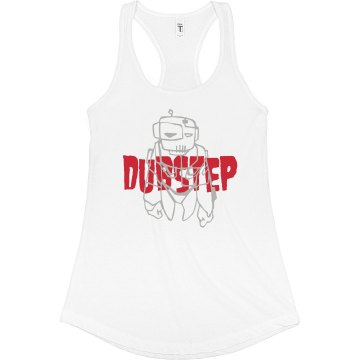 Dubstep Robo Tank Junior Fit Bella Sheer Longer Length Rib Racerback Tank Top