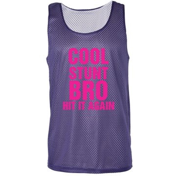 Cool Stunt Neon Pinnie Badger Sport Mesh Reversible Tank