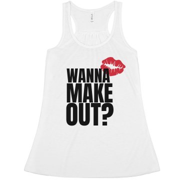 Wanna Make Out Tank Misses Bella Flowy Lightweight Tank
