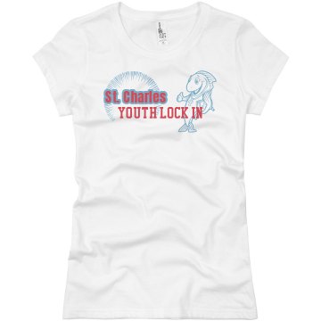 St. Charles Youth Lock In Junior Fit Basic Bella Favorite Tee
