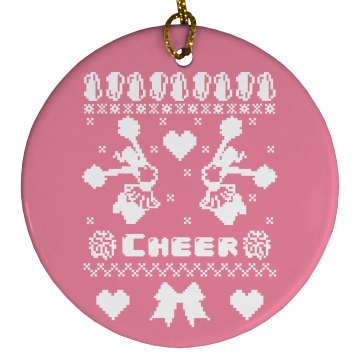 Major Award Leg Ornament Porcelain Circle Ornament