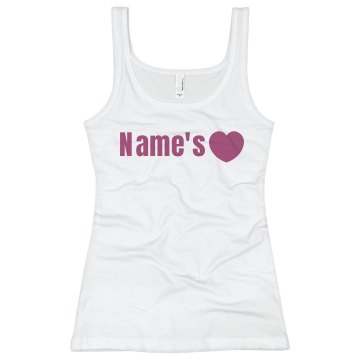 Tim's Love Heart Cami Bella Junior Fit Camisole