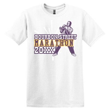 Bourbon Marathon Unisex Gildan Heavy Cotton Crew Neck Tee