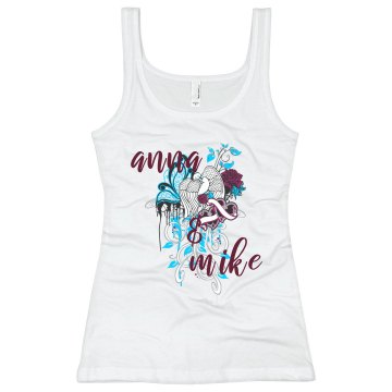Love Full Color Junior Fit Bella Longer Length 1x1 Rib Tank Top