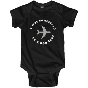 7,000 Feet Infant Rabbit Skins Lap Shoulder Creeper
