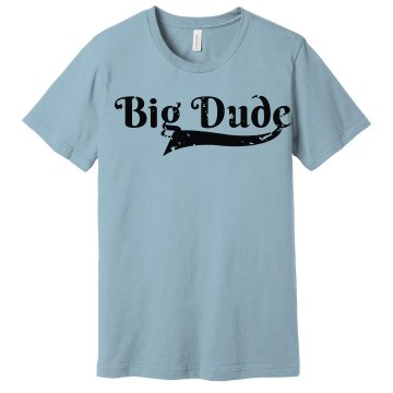 Big Dude Tee Unisex Basic Gildan Heavy Cotton Crew Neck Tee