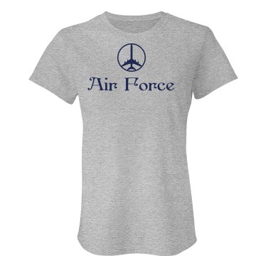 Semper Fi Red Misses Relaxed Fit Anvil V-Neck Tee