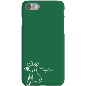 Cute Giraffe iPhone Case Plastic iPhone 5 Case Black