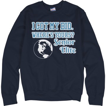 I Got My Bid Unisex Hanes Crew Neck Sweatshirt