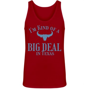 Big Deal in Texas-mens Unisex Gildan Ultra Cotton Sleeveless Tee
