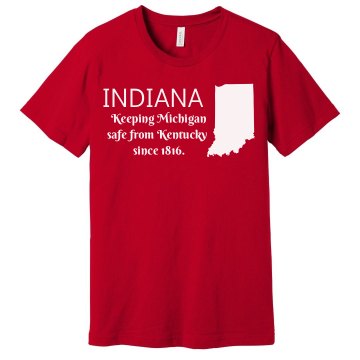 Keeping Michigan Safe Unisex Gildan Heavy Cotton Crew Neck Tee