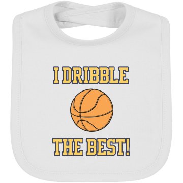Dribble the Best Infant Bella Baby 1x1 Rib Bib
